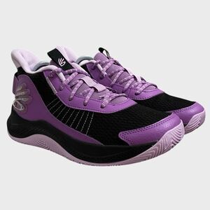 NEW Under Armour Curry 3Z7 Basketball Shoes Size Men 9/Women 10.5 Purple Violet